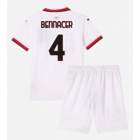 AC Milan Ismael Bennacer #4 Bortadräkt Barn 2024-25 Kortärmad (+ Korta byxor)